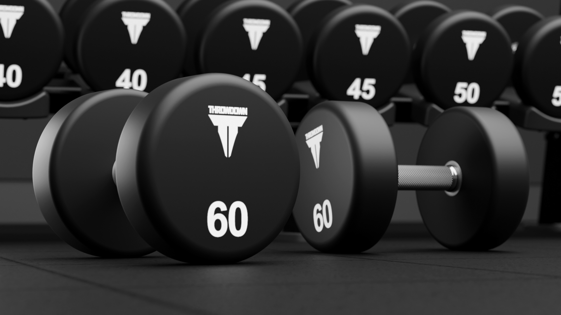 Throwdown Urethaan Dumbbells