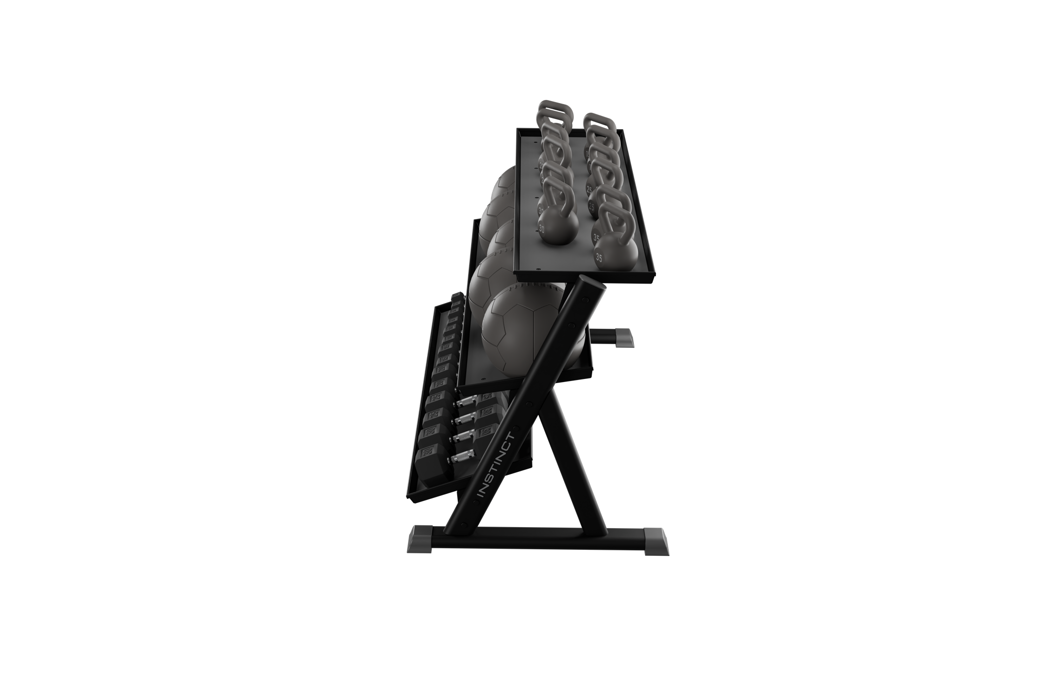 Nautilus 3-Tier Dumbbell Rack Instinct