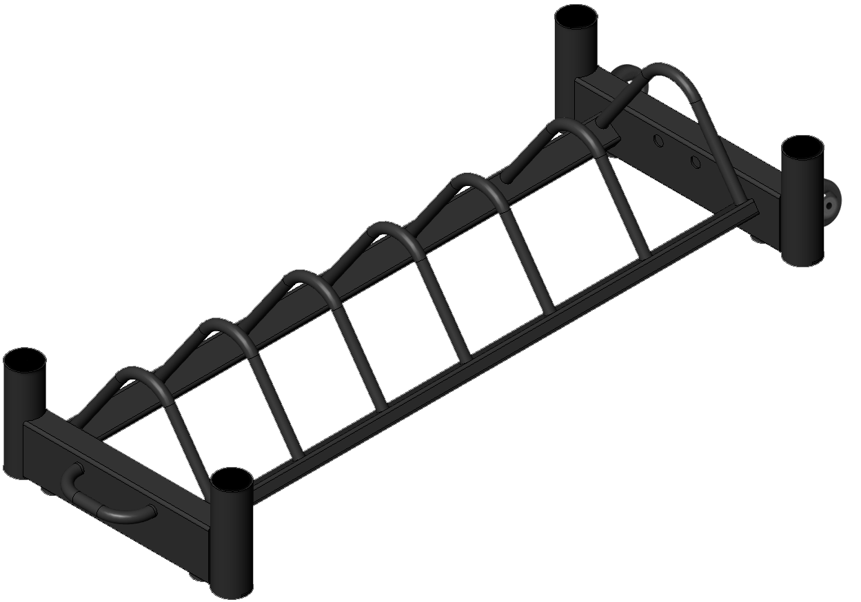 Throwdown Bumper Plate Storage Cart
