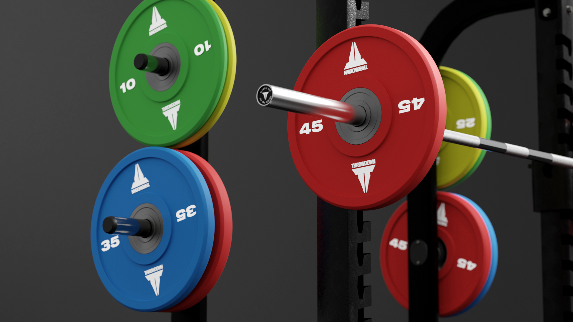 Throwdown Urethaan Bumper Plate